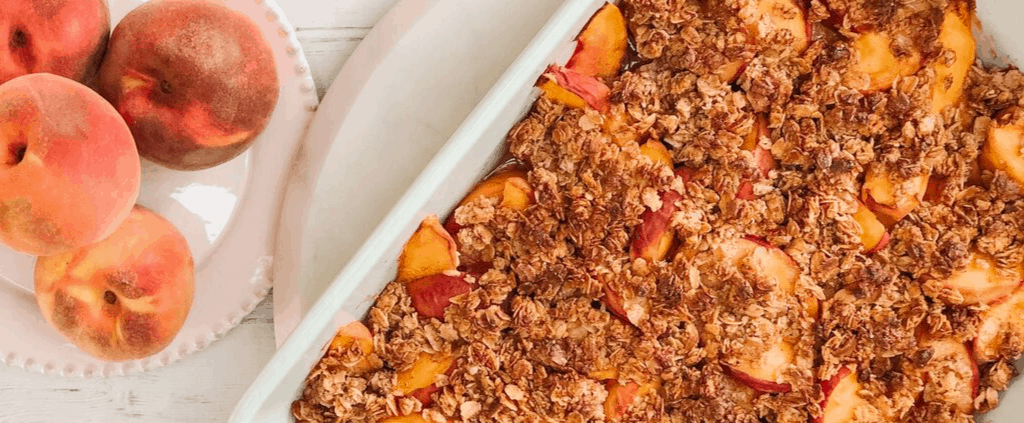 The Best Gluten-Free Healthy Peach Crisp