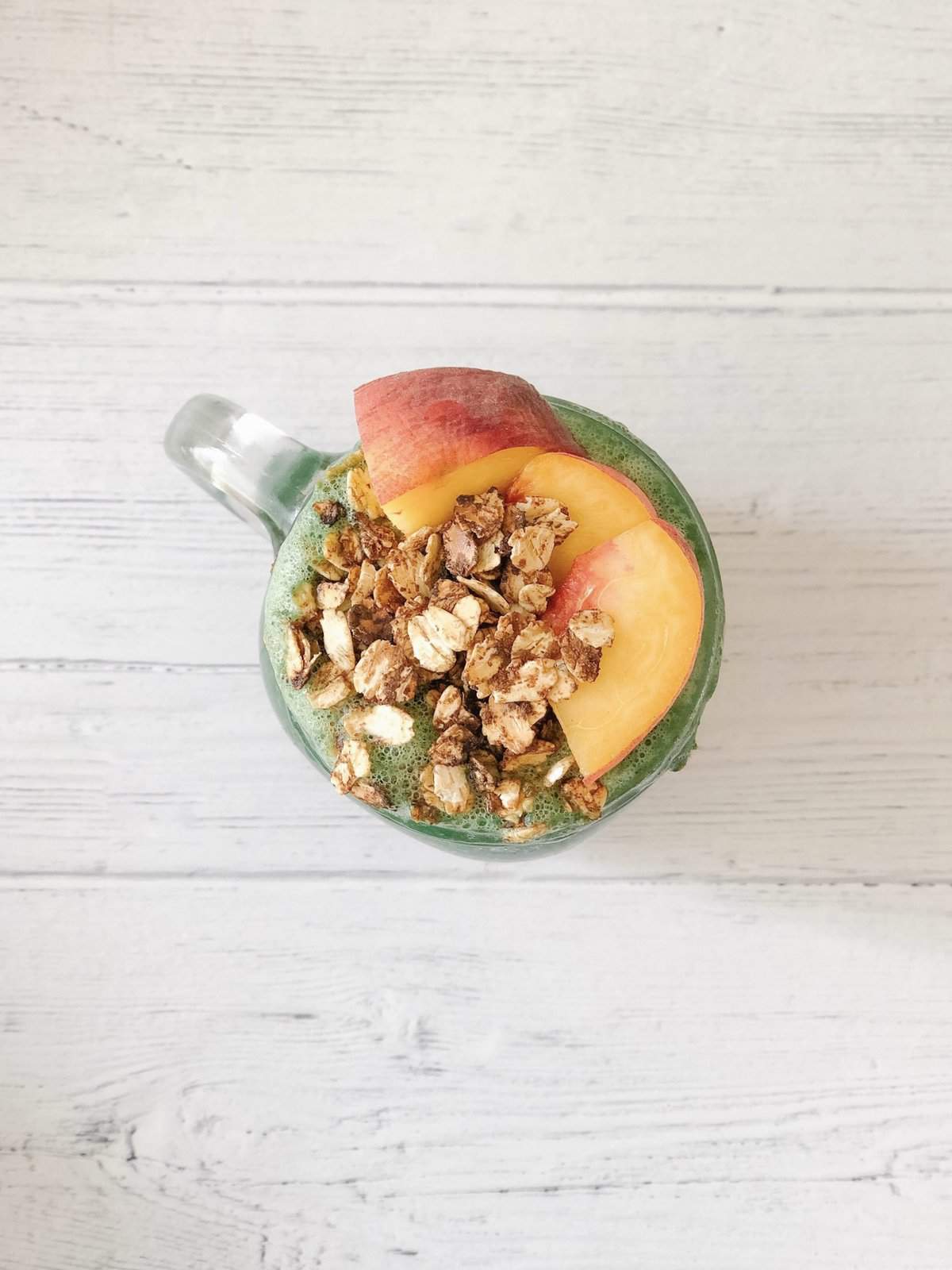 Peach Cinnamon Crisp Smoothie